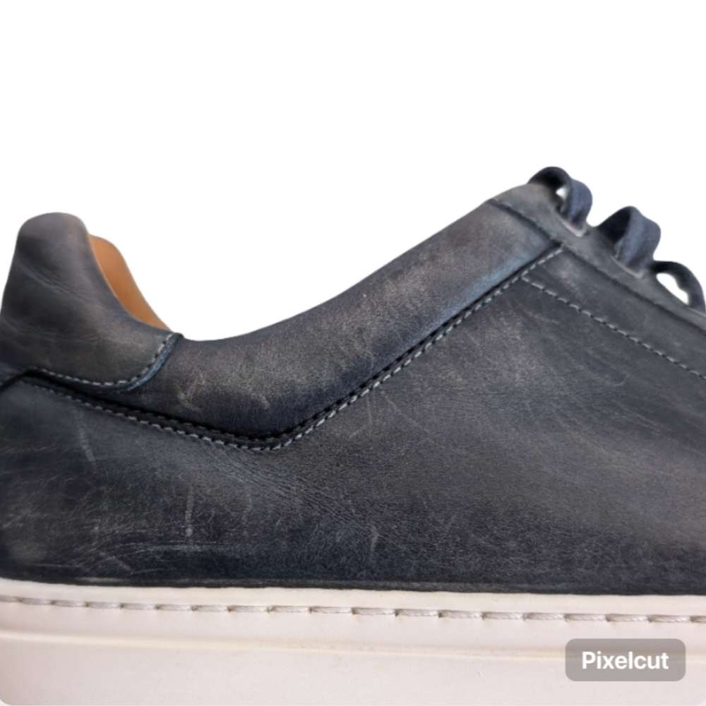 Magnanni Bobbi Men's Sneakers Size 10.5 Ombre Blue Leather Casual Shoes - Picture 11 of 14